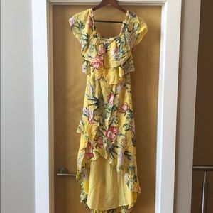 BB DAKOTA, high-low maxi dress